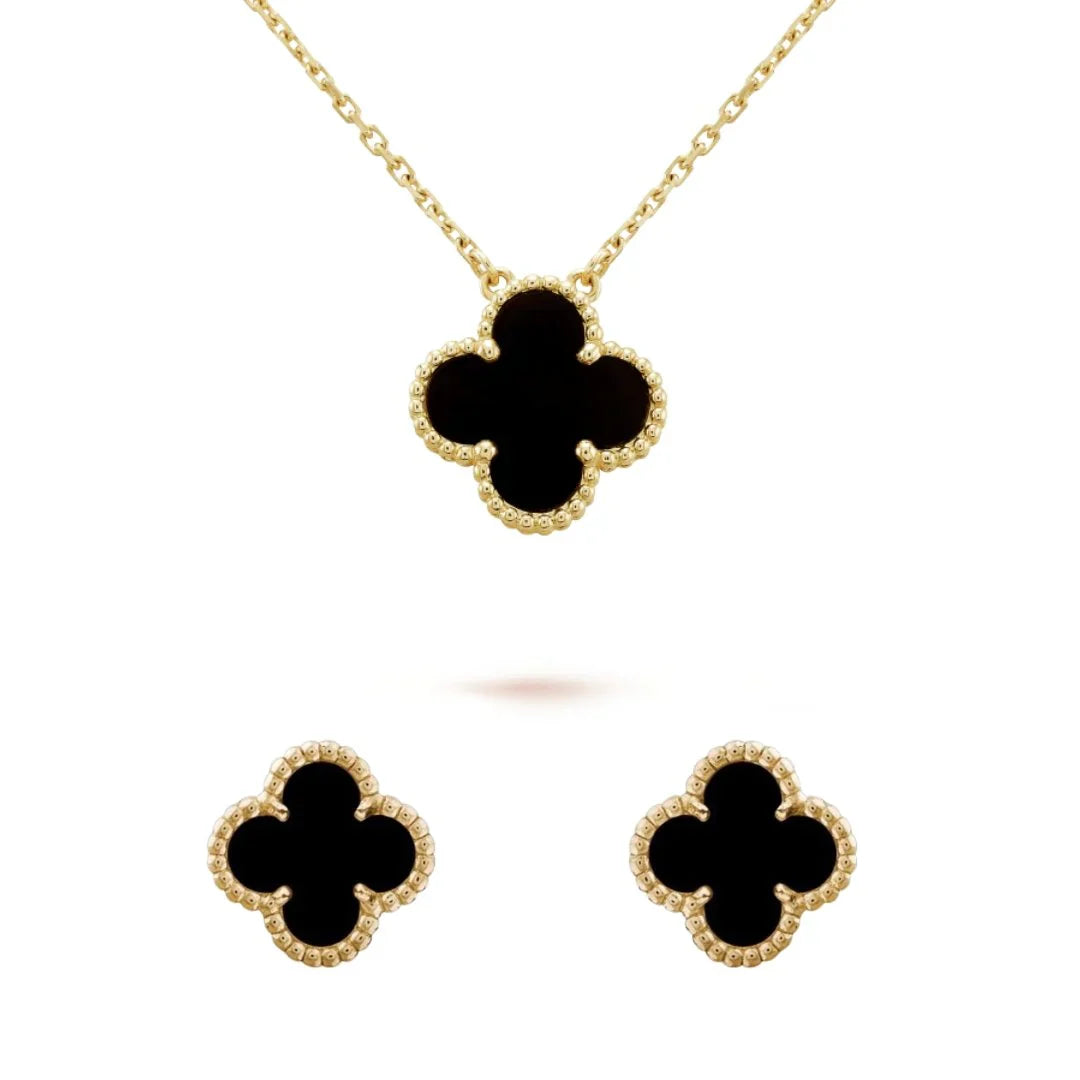 Conjunto Colar & Brinco 1 Trevo