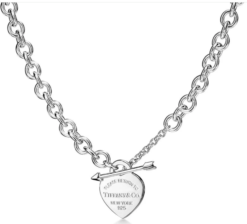 Colar Tiff Coração e Flecha