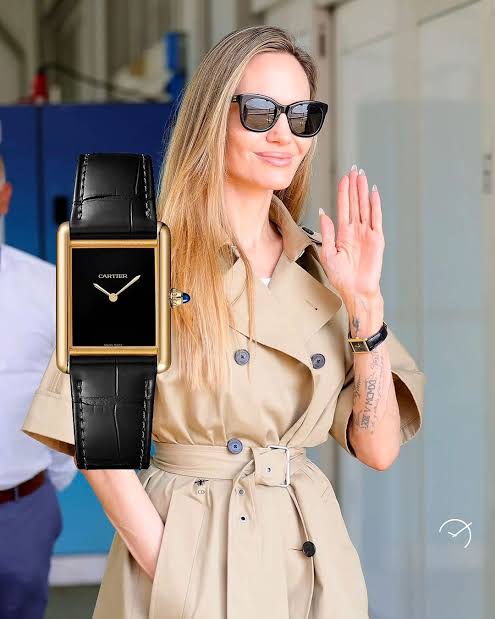 Relógio Tank Black Gold