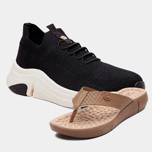 Tênis Ortopédico + Chinelo Massageador [PROMO MODARE]