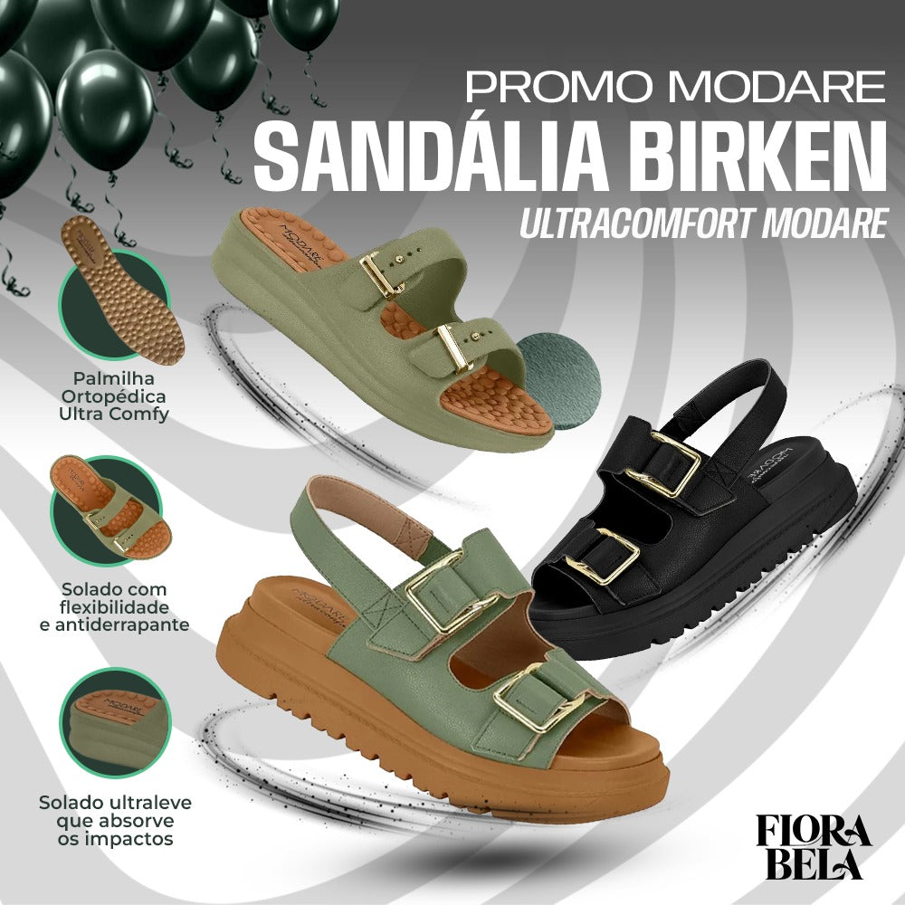Papete Birken Massageadora Ortopedica - Modare [PROMO MODARE]
