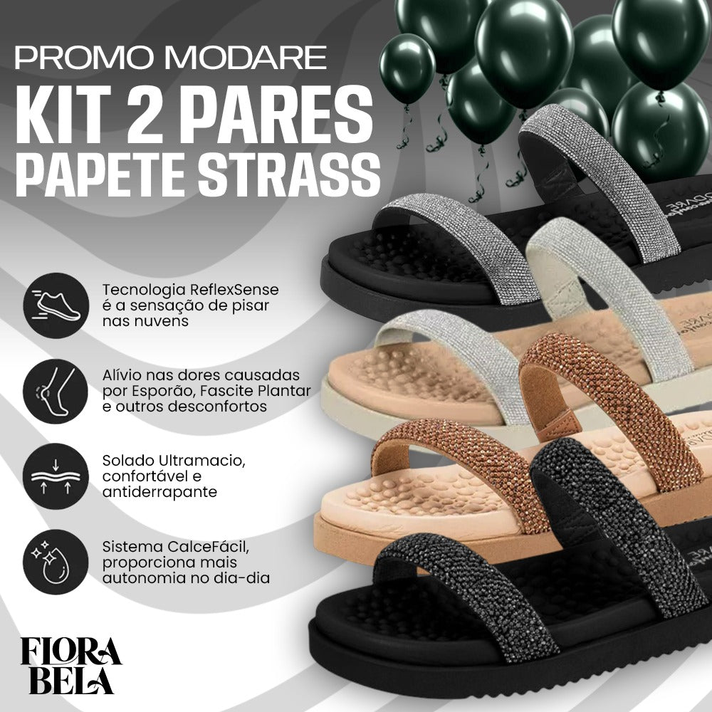 Compre 1 Leve 2 - Papete Strass Modare  [PROMO MODARE]